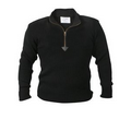 Black 1/4-Zip Commando Sweater (2XL)